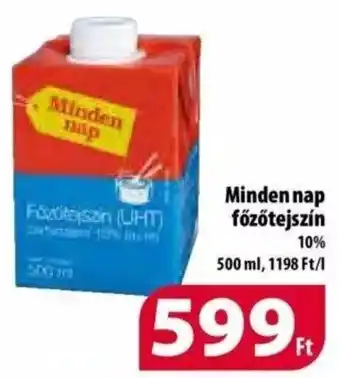 Coop Minden nap főzőtejszín 500 ml ajánlat
