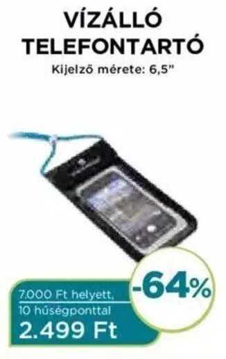 VÍZÁLLÓ TELEFONTARTÓ 1 db