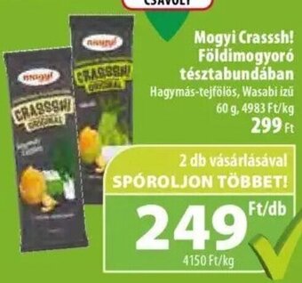 Coop Mogyi Crasssh! Földimogyoró tésztabundában 60 g ajánlat