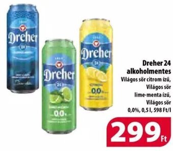 Coop Dreher 24 alkoholmentes 0,5 l ajánlat
