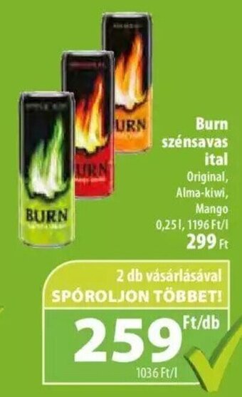 Burn szénsavas ital 0,25 l