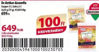 Coop Dr.Oetker dzsemfix 3 x 25 g ajánlat