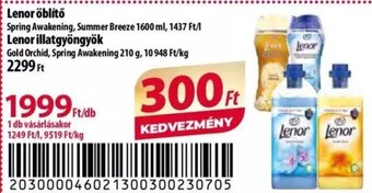 Coop Lenor öblítő stb. 1600 ml / 210 g ajánlat