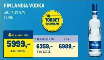 Metro FINLANDIA VODKA 1 l ajánlat