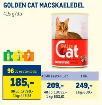 Metro GOLDEN CAT MACSKAELEDEL 415 g ajánlat