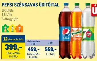 Metro PEPSI SZÉNSAVAS ÜDÍTŐITAL 1,5 l ajánlat