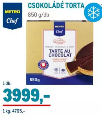 Metro CSOKOLÁDÉ TORTA 850 g ajánlat