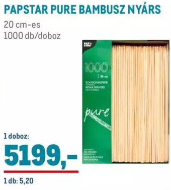 Metro PAPSTAR PURE BAMBUSZ NYÁRS 1000 db ajánlat
