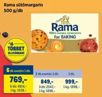 Metro Rama sütőmargarin 500 g ajánlat