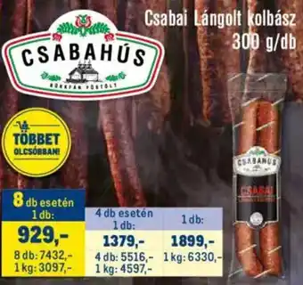 Metro Csabai Lángolt kolbász 300 g ajánlat