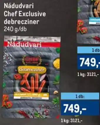 Nádudvari Chef Exclusive debrecziner 240 g