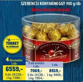 Metro SZERENCSI KONYAKMEGGY 900 g ajánlat