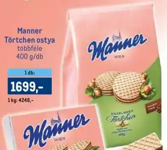 Metro Manner Törtchen ostya 400 g ajánlat