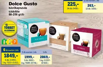 Metro Dolce Gusto 88 - 256 g ajánlat