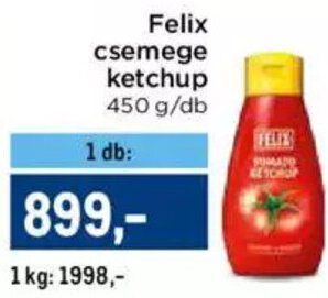 Metro Felix csemege ketchup 450 g ajánlat