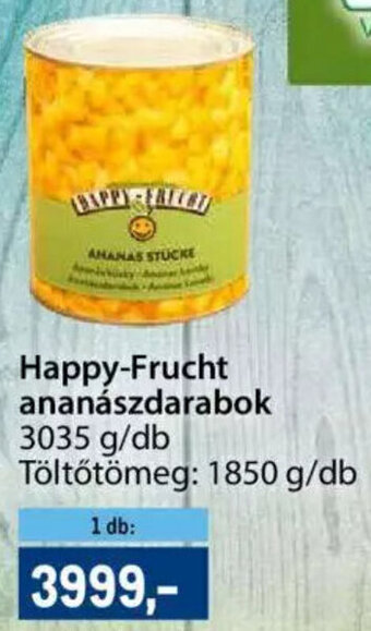 Metro Happy-Frucht ananászdarabok 3035 g ajánlat