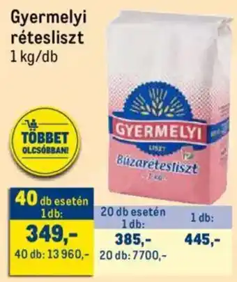 Metro Gyermelyi rétesliszt 1 kg ajánlat