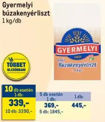 Metro Gyermelyi búzakenyérliszt 1 kg ajánlat