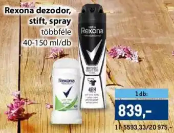 Rexona dezodor, stift, spray 40 - 150 ml