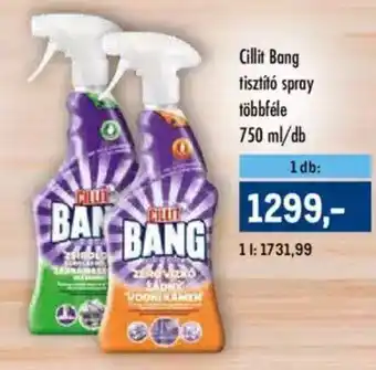 Cillit Bang tisztító spray többféle 750 ml