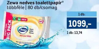 Zewa nedves toalettpapír 80 db