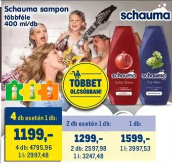 Metro Schauma sampon 400 ml ajánlat
