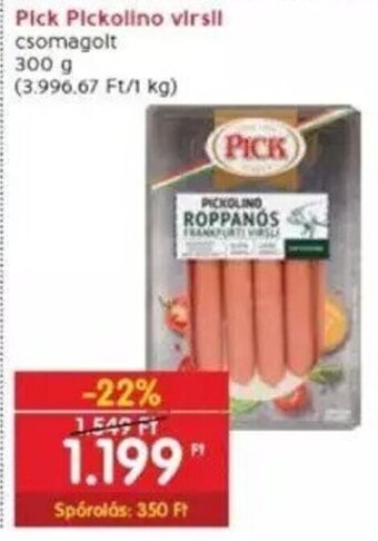 Interspar Pick Pickolino virsil 300 g ajánlat