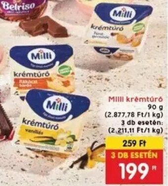 Interspar Milli krémtúró 90 g ajánlat