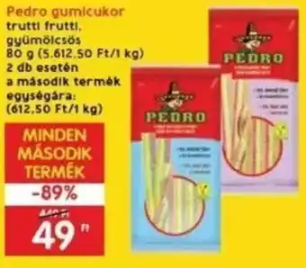 Pedro gumicukor 80 g