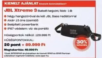 Interspar JBL Xtreme 3 1 db ajánlat
