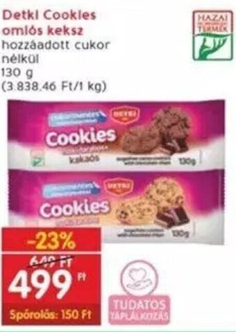 Interspar Detkl Cookies omlós keksz 130 g ajánlat