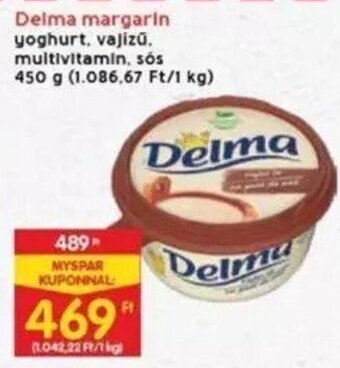 Interspar Delma margarin 450 g ajánlat