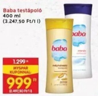 Interspar Baba testápoló 400 ml ajánlat
