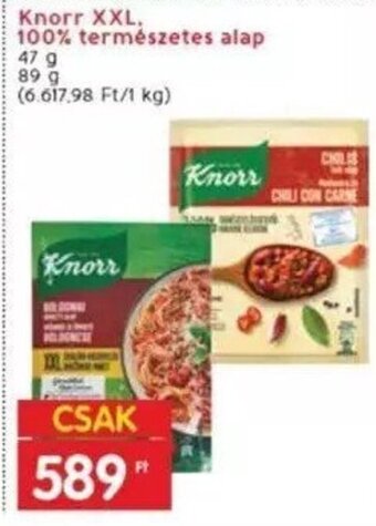 Knorr XXL, 100% természetes alap 47 / 89 g