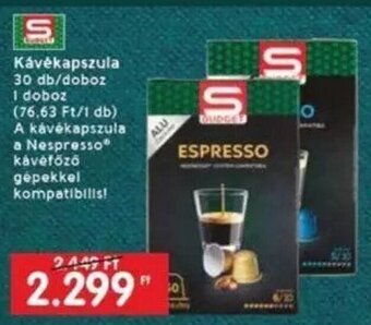 Interspar Kávékapszula 30 db ajánlat
