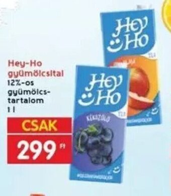 Interspar Hey-Ho gyümölcsital 1 l ajánlat