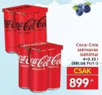 Interspar Coca-Cola szénsavas Üdítőital 4 x 0,33 l ajánlat