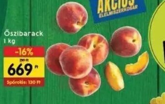 Interspar Őszibarack 1 kg ajánlat