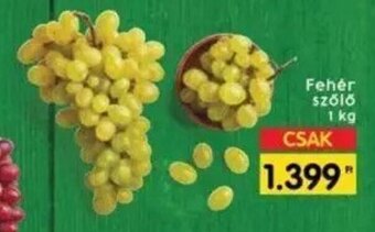 Interspar Fehér szőlő 1 kg ajánlat