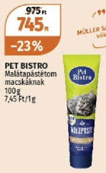 Müller PET BISTRO 100 g ajánlat