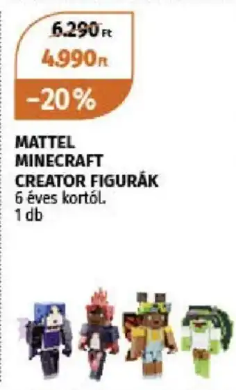 MATTEL MINECRAFT CREATOR FIGURÁK 1 db