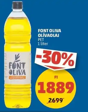 PENNY FONT OLIVA OLÍVAOLAJ PET 1 liter ajánlat