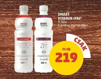 SMART VITAMIN ITAL, 3-féle, 0,6 liter