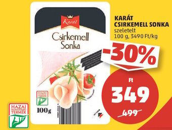 PENNY KARÁT Csirkemell Sonka, 100g ajánlat