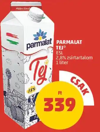 PENNY PARMALAT TEJ, 1 liter ajánlat
