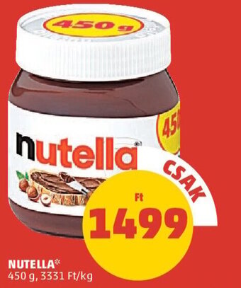 PENNY NUTELLA, 450g ajánlat
