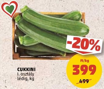 PENNY CUKKINI I. osztály lédig, kg ajánlat