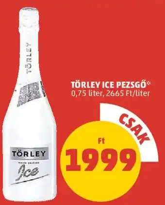 PENNY TÖRLEY ICE PEZSGŐ, 0,75 liter ajánlat