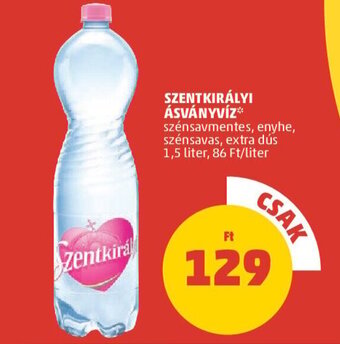 PENNY SZENTKIRÁLYI ÁSVÁNYVÍZ, 1,5 liter ajánlat
