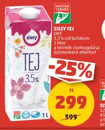 PENNY SISSY TEJ 1 l ajánlat